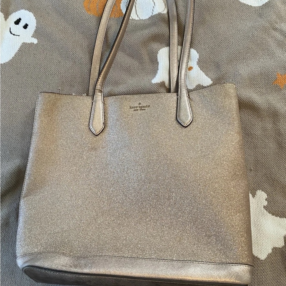 Kate Spade Metallic Pink  Tote